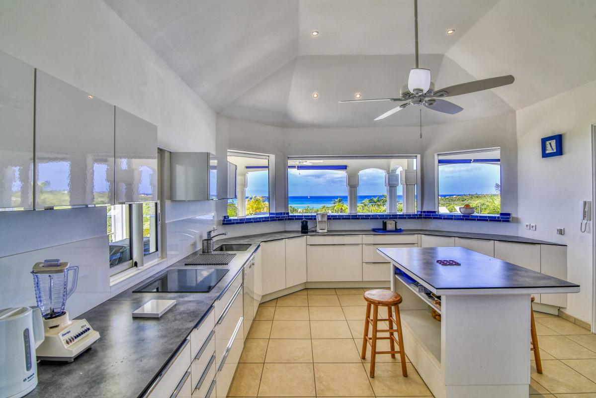 Location villa Saint Martin Terres Basses - villa 4 chambres 8 personnes - A 300m de la plage de Baie aux Prunes - Piscine et Vue mer (20)